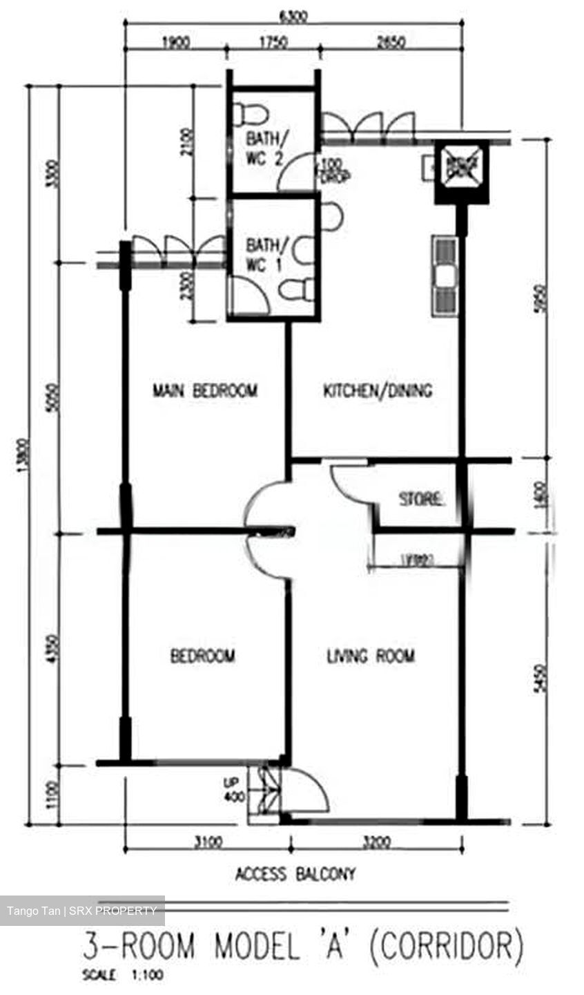 Blk 4 Teck Whye Heights I (Choa Chu Kang), HDB 3 Rooms #569361301